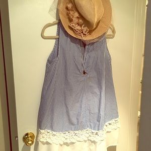 Zara sweat A-line dress